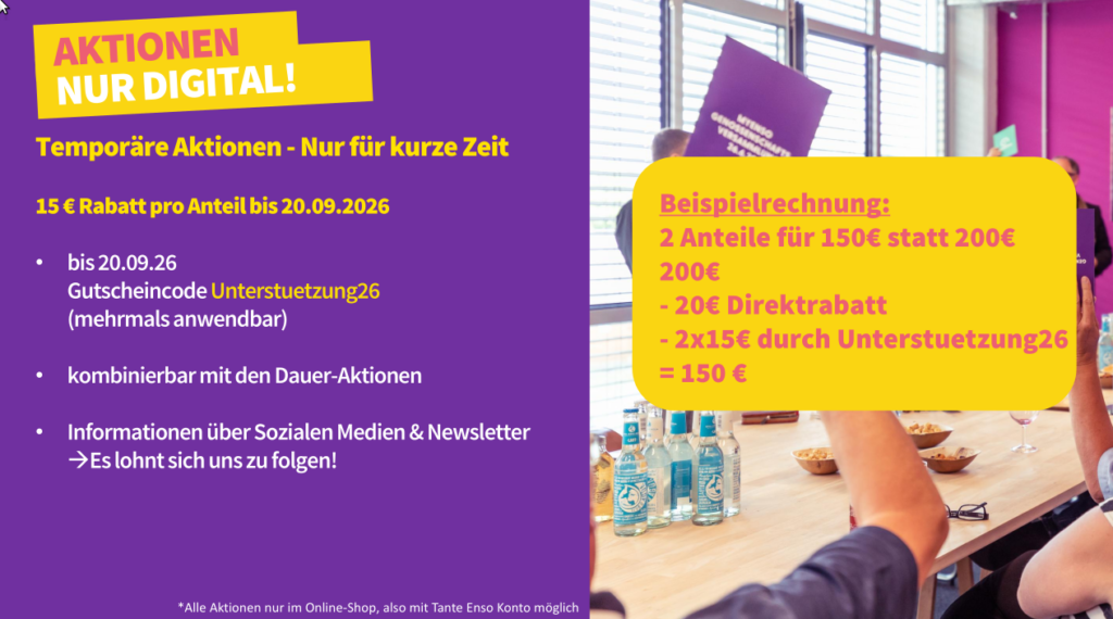 Frühbucherrabatt verlängert